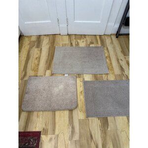 Mainstays set of 3 beige floor rugs